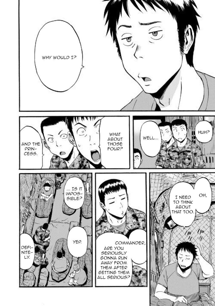 Gate – Jietai Kare No Chi Nite, Kaku Tatakeri Chapter 96 - Page 10 in English