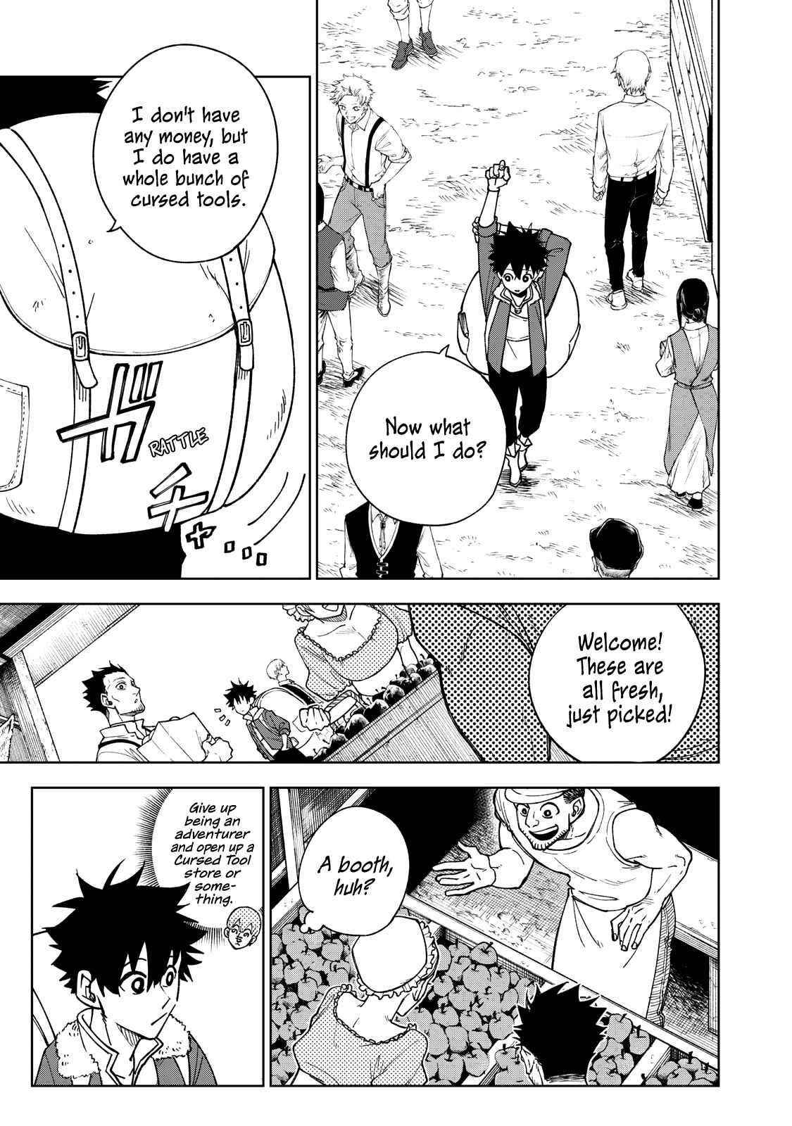 My S-Rank Party Fired Me for Being a Cursificer ~ I Can Only Make “Cursed Items”, but They’re Artifact Class! Chapter 1 - Page 21 in English