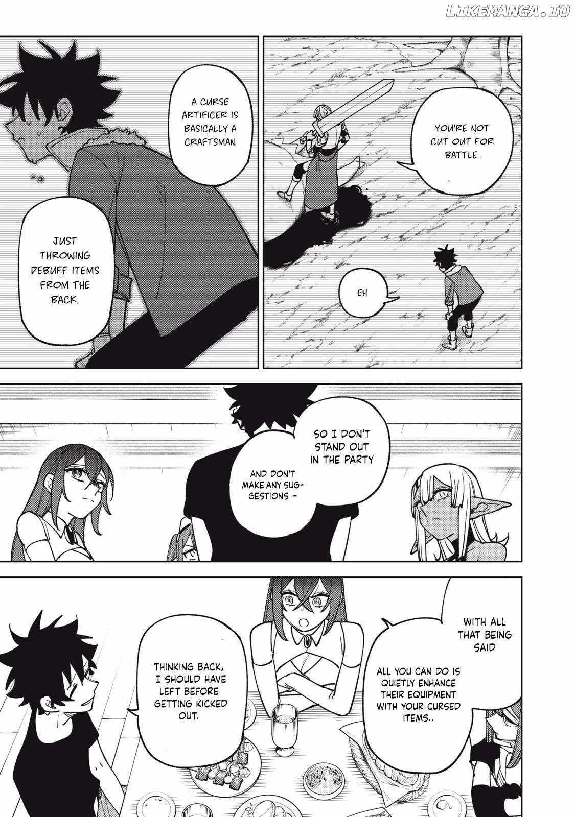 My S-Rank Party Fired Me for Being a Cursificer ~ I Can Only Make “Cursed Items”, but They’re Artifact Class! Chapter 31.2 - Page 5 in English
