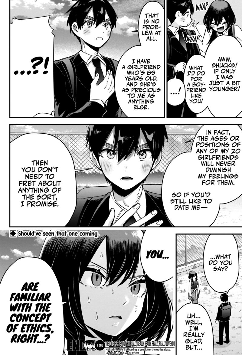 The 100 Girlfriends Who Really, Really, Really, Really, Really Love You Chapter 108 - Page 20 in English