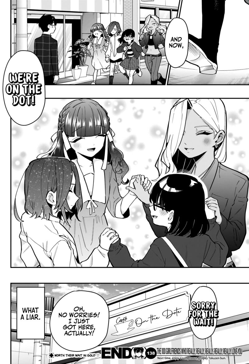 The 100 Girlfriends Who Really, Really, Really, Really, Really Love You Chapter 138 - Page 20 in English