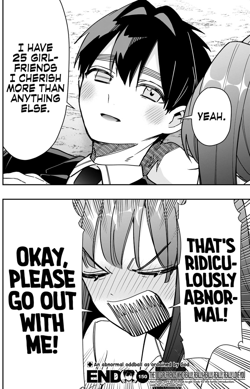 The 100 Girlfriends Who Really, Really, Really, Really, Really Love You Chapter 150 - Page 20 in English
