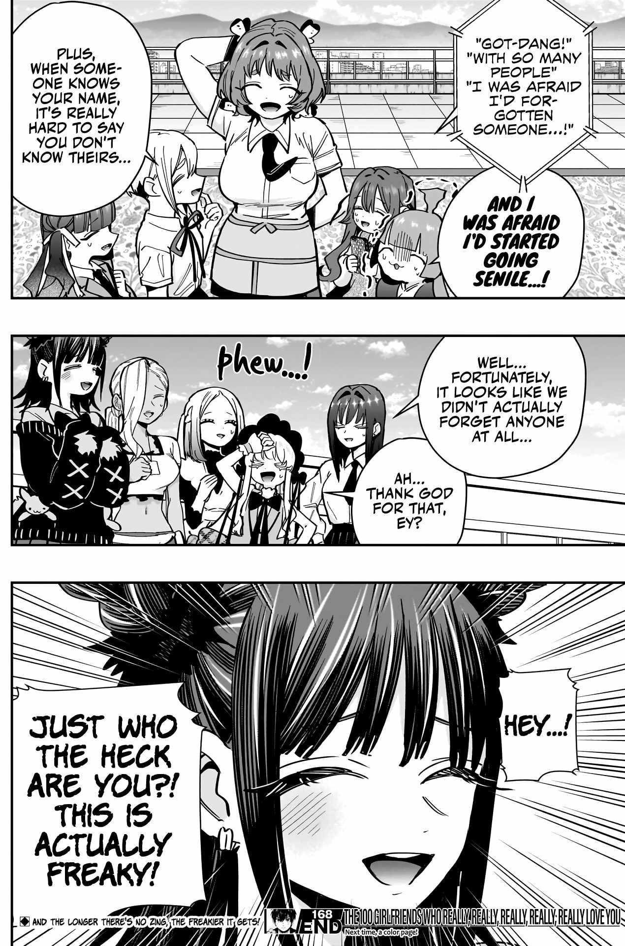 The 100 Girlfriends Who Really, Really, Really, Really, Really Love You Chapter 168 - Page 20 in English