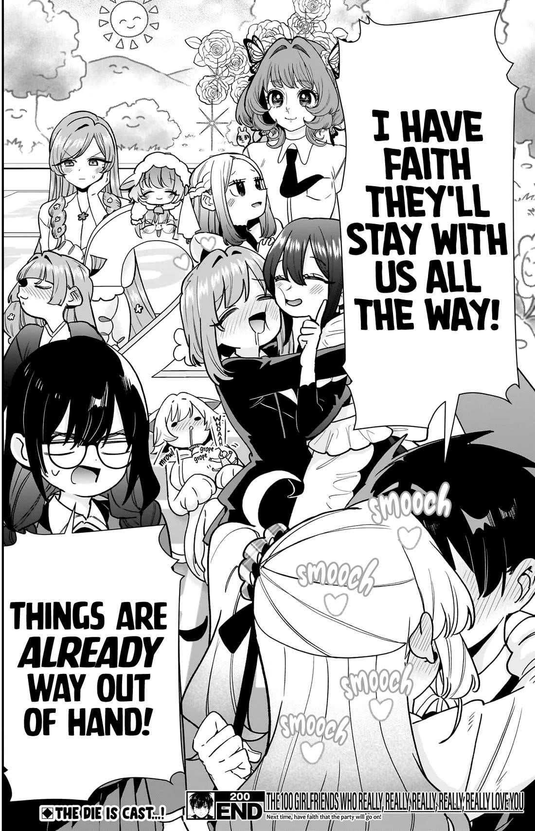 The 100 Girlfriends Who Really, Really, Really, Really, Really Love You Chapter 200 - Page 22 in English