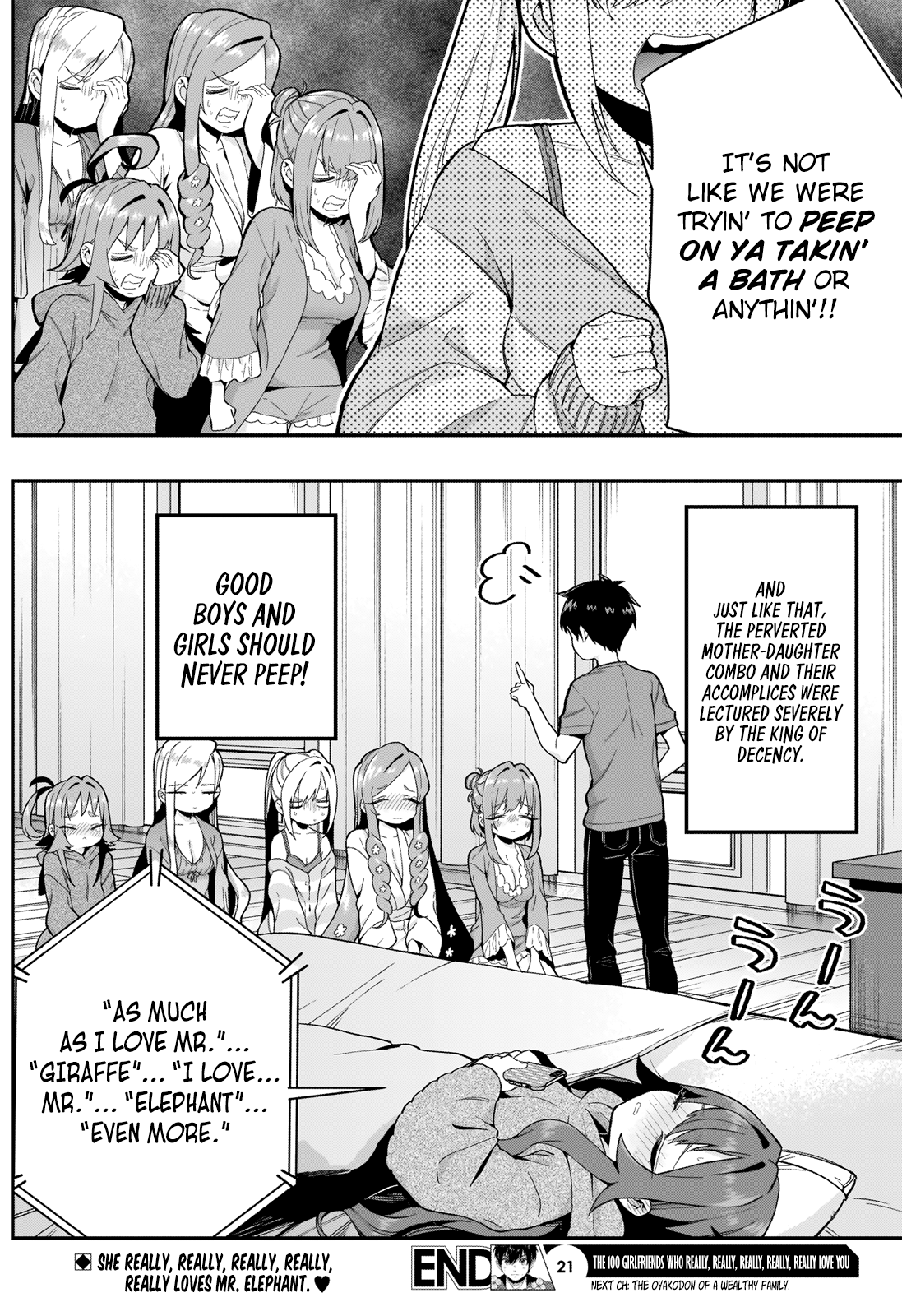 The 100 Girlfriends Who Really, Really, Really, Really, Really Love You Chapter 21 - Page 21 in English
