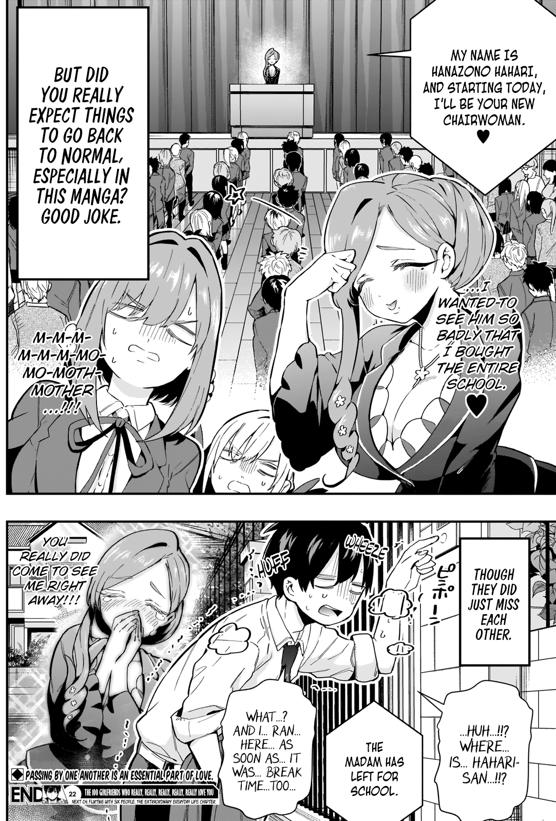 The 100 Girlfriends Who Really, Really, Really, Really, Really Love You Chapter 22 - Page 20 in English