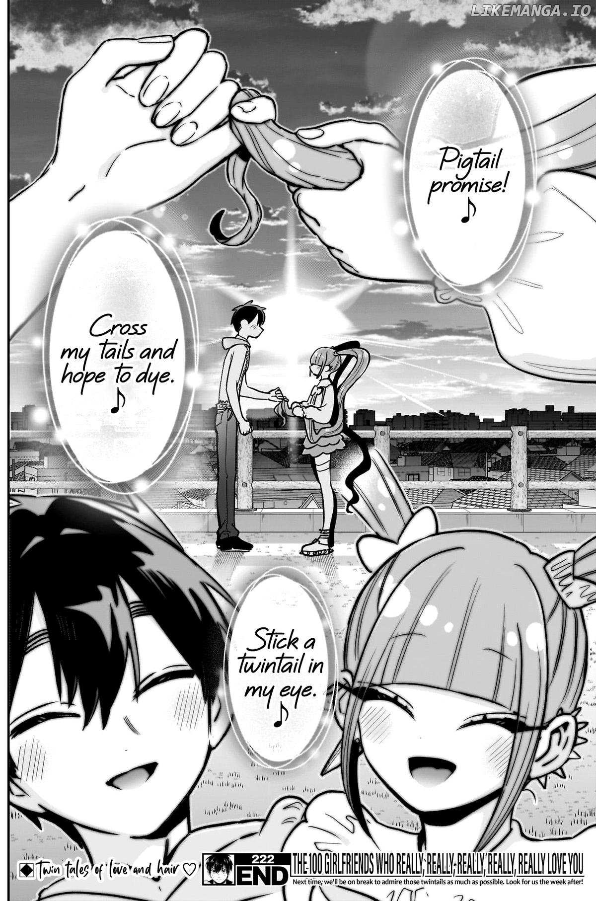 The 100 Girlfriends Who Really, Really, Really, Really, Really Love You Chapter 222 - Page 20 in English