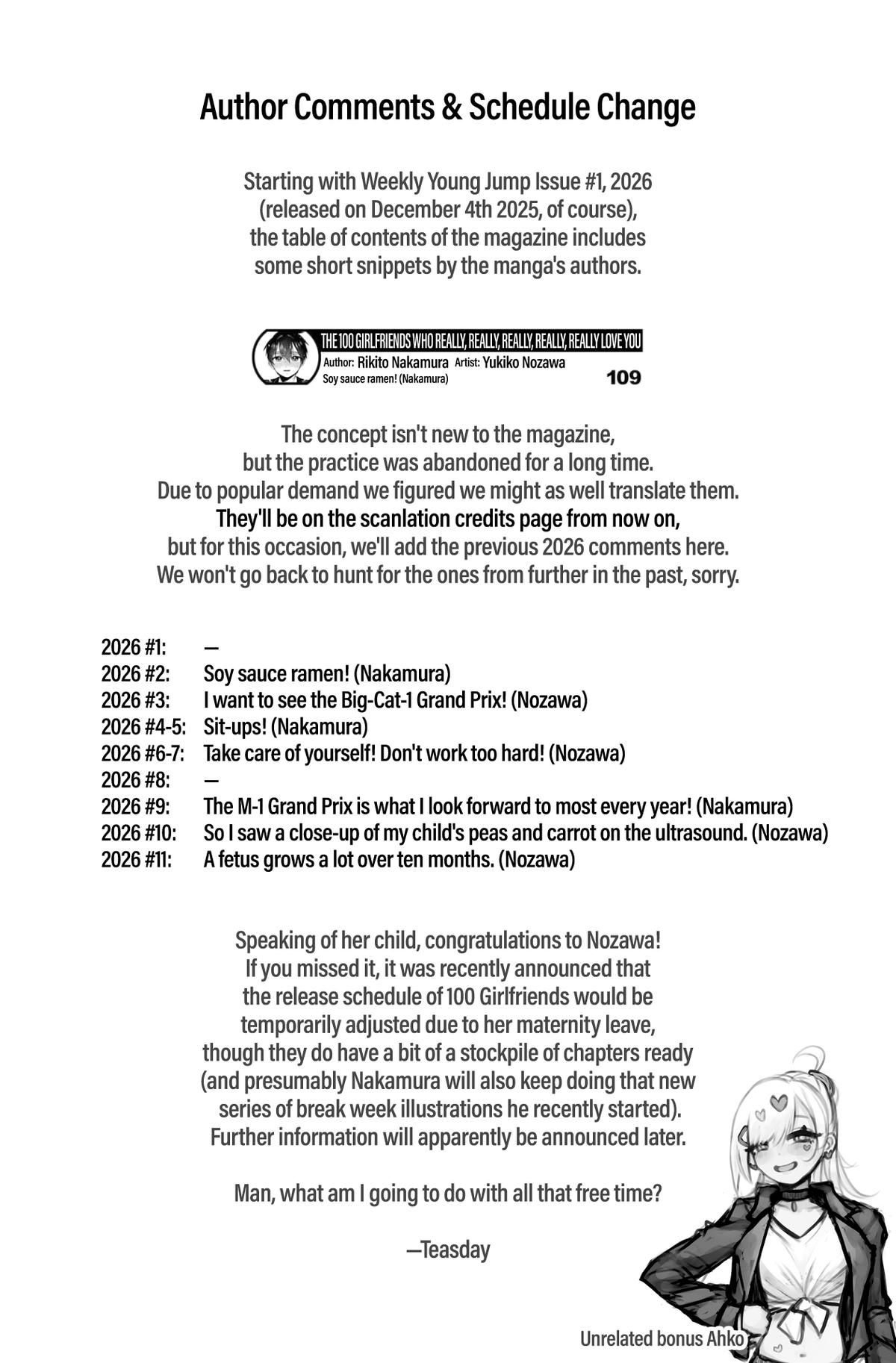 The 100 Girlfriends Who Really, Really, Really, Really, Really Love You Chapter 244 - Page 22 in English