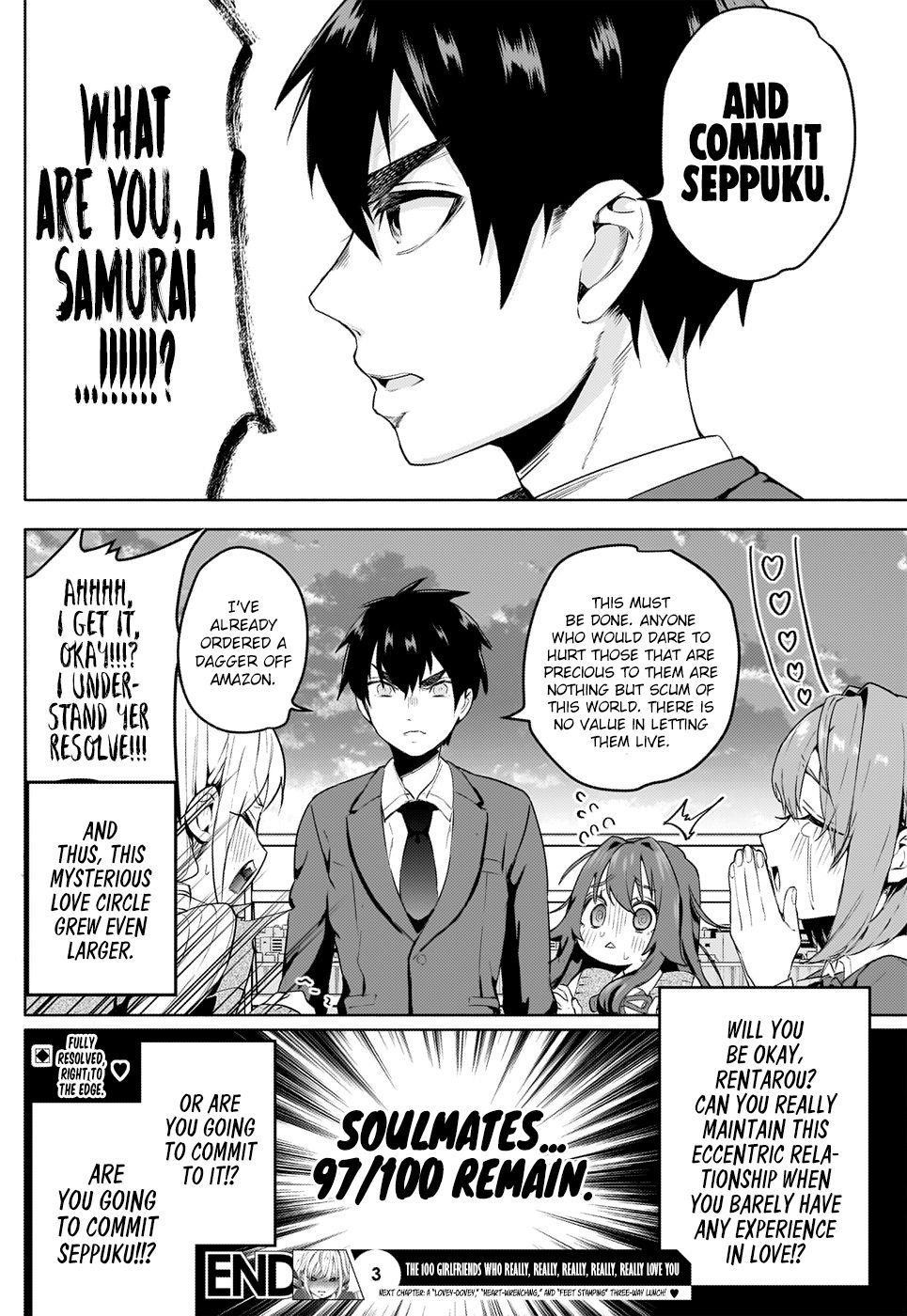 The 100 Girlfriends Who Really, Really, Really, Really, Really Love You Chapter 3 - Page 40 in English