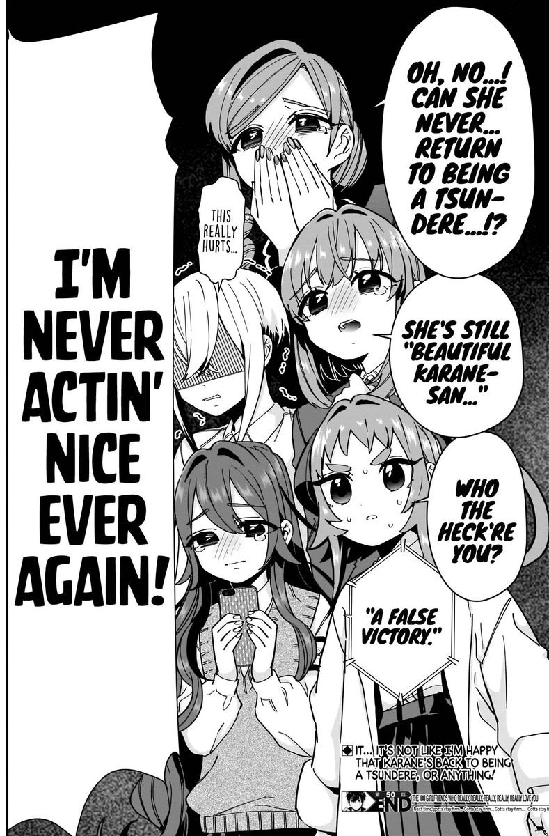 The 100 Girlfriends Who Really, Really, Really, Really, Really Love You Chapter 50 - Page 17 in English