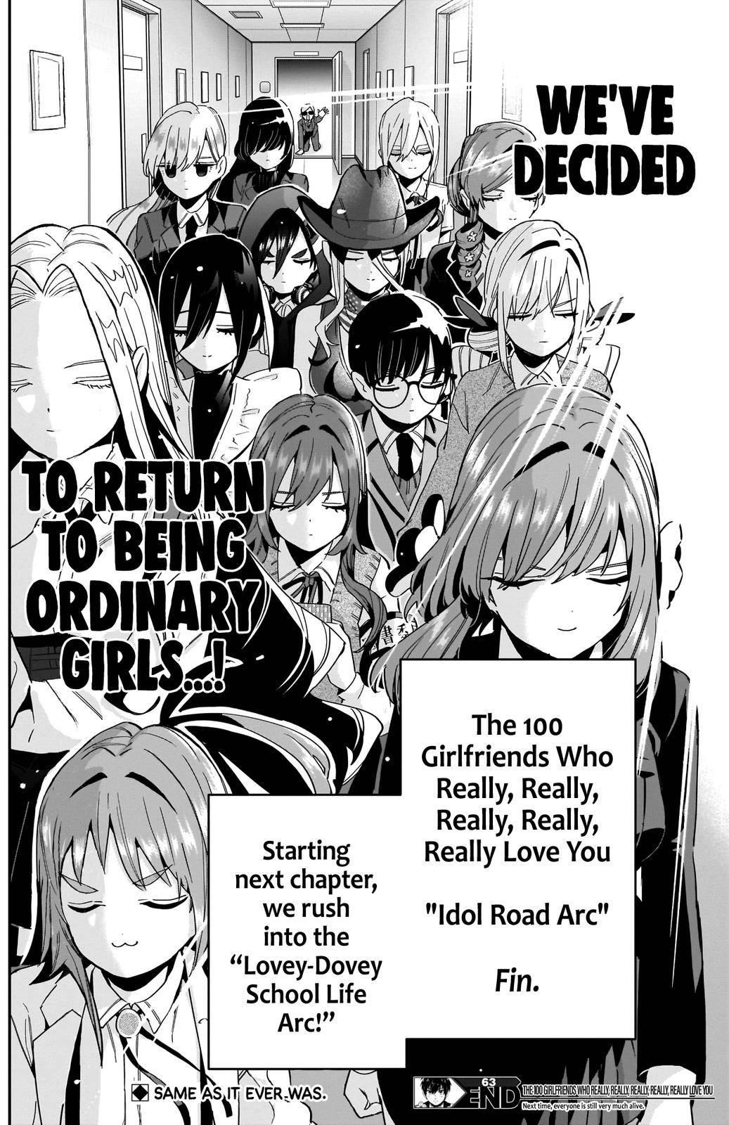 The 100 Girlfriends Who Really, Really, Really, Really, Really Love You Chapter 63 - Page 18 in English