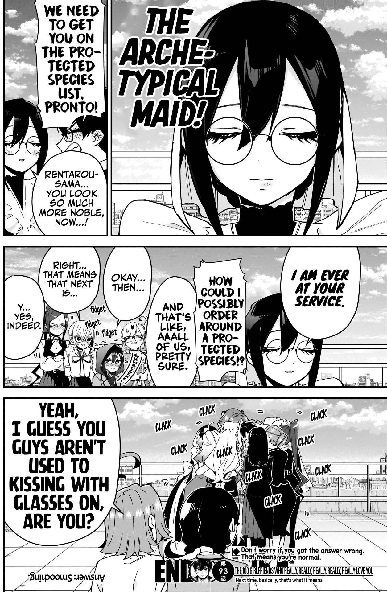 The 100 Girlfriends Who Really, Really, Really, Really, Really Love You Chapter 93 - Page 20 in English