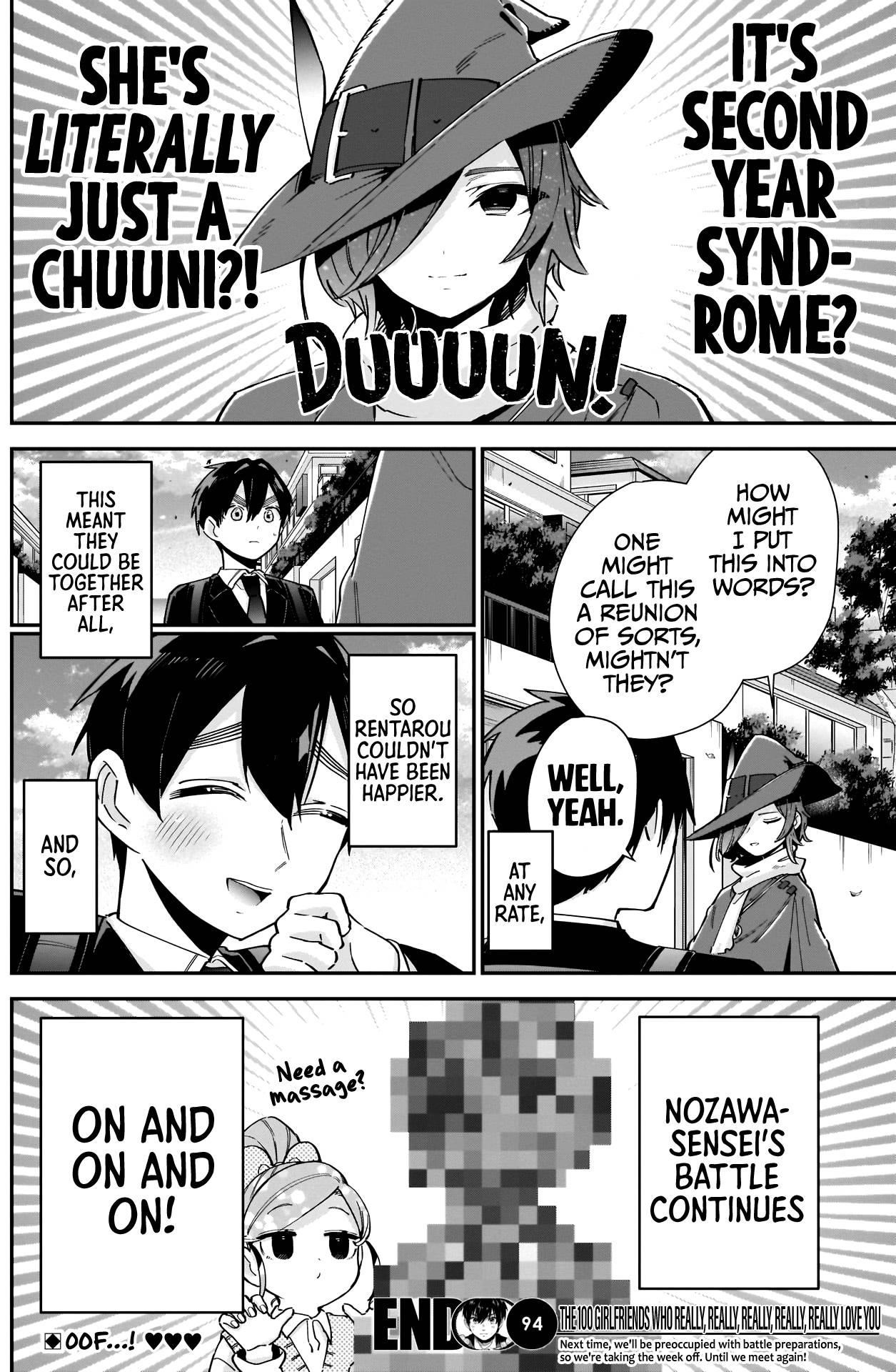 The 100 Girlfriends Who Really, Really, Really, Really, Really Love You Chapter 94 - Page 20 in English