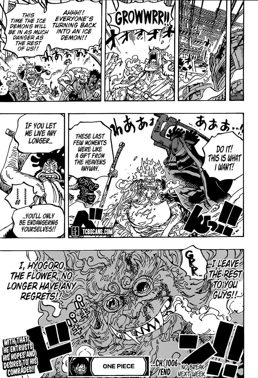 One Piece Chapter 1006 - Page 19 in English