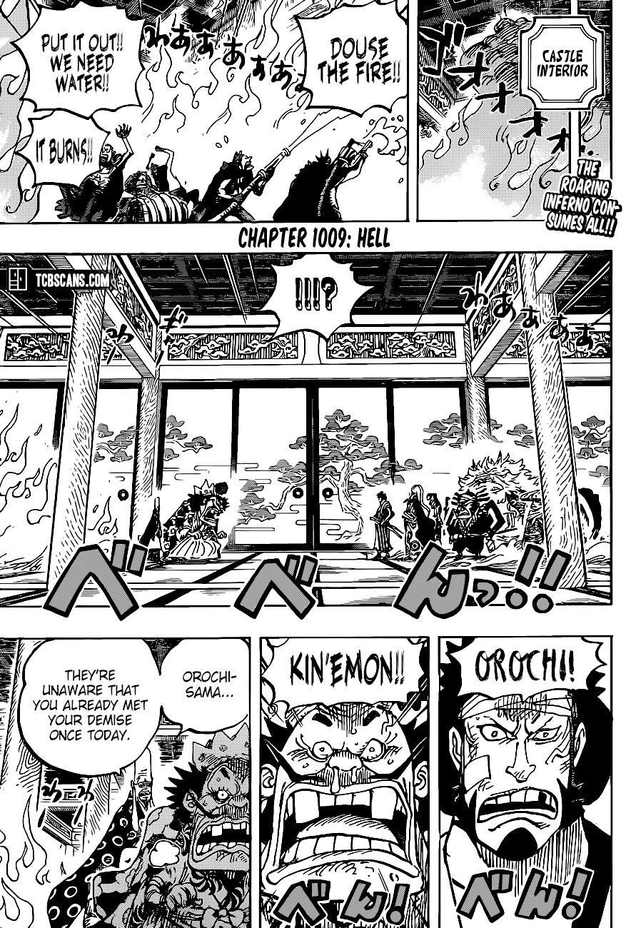 One Piece Chapter 1009 - Page 3 in English