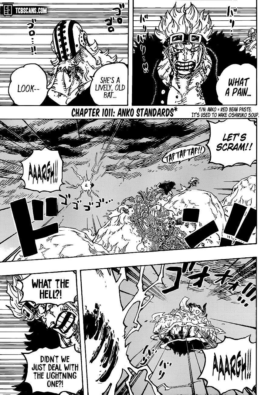 One Piece Chapter 1011 - Page 3 in English
