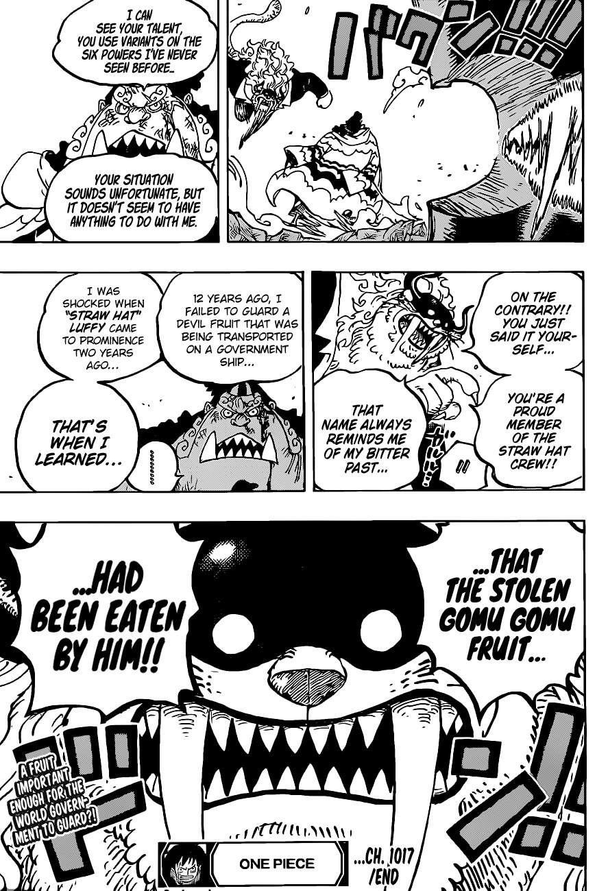 One Piece Chapter 1017 - Page 17 in English