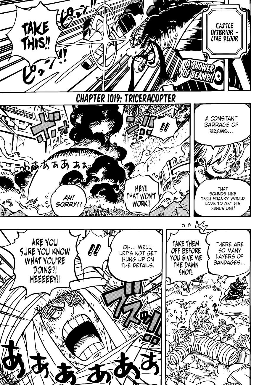 One Piece Chapter 1019 - Page 4 in English