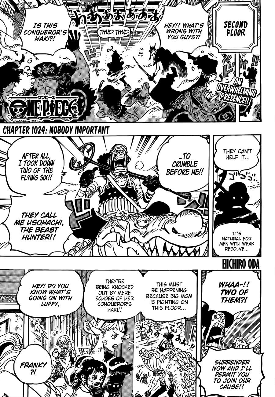 One Piece Chapter 1024 - Page 3 in English
