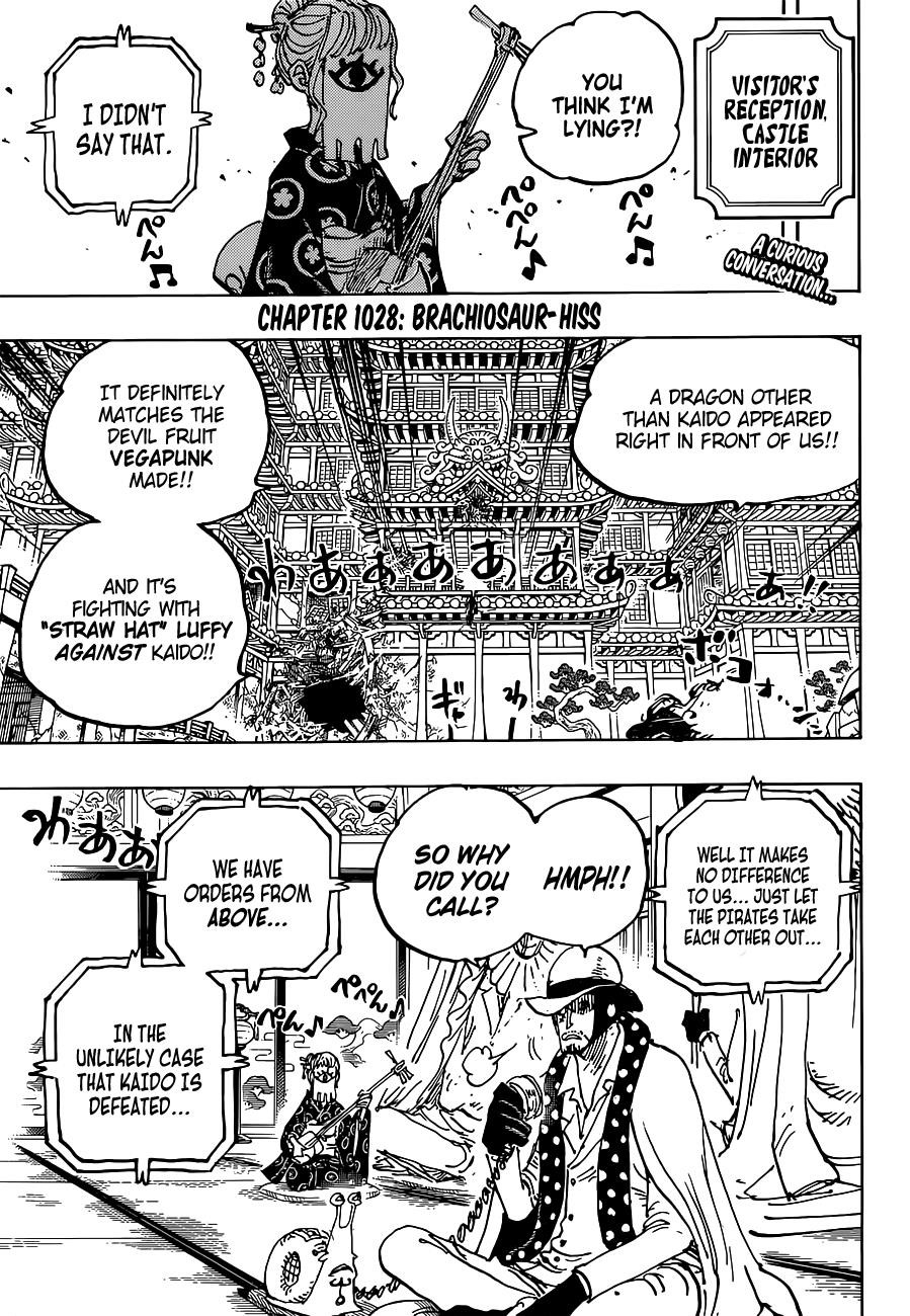 One Piece Chapter 1028 - Page 3 in English