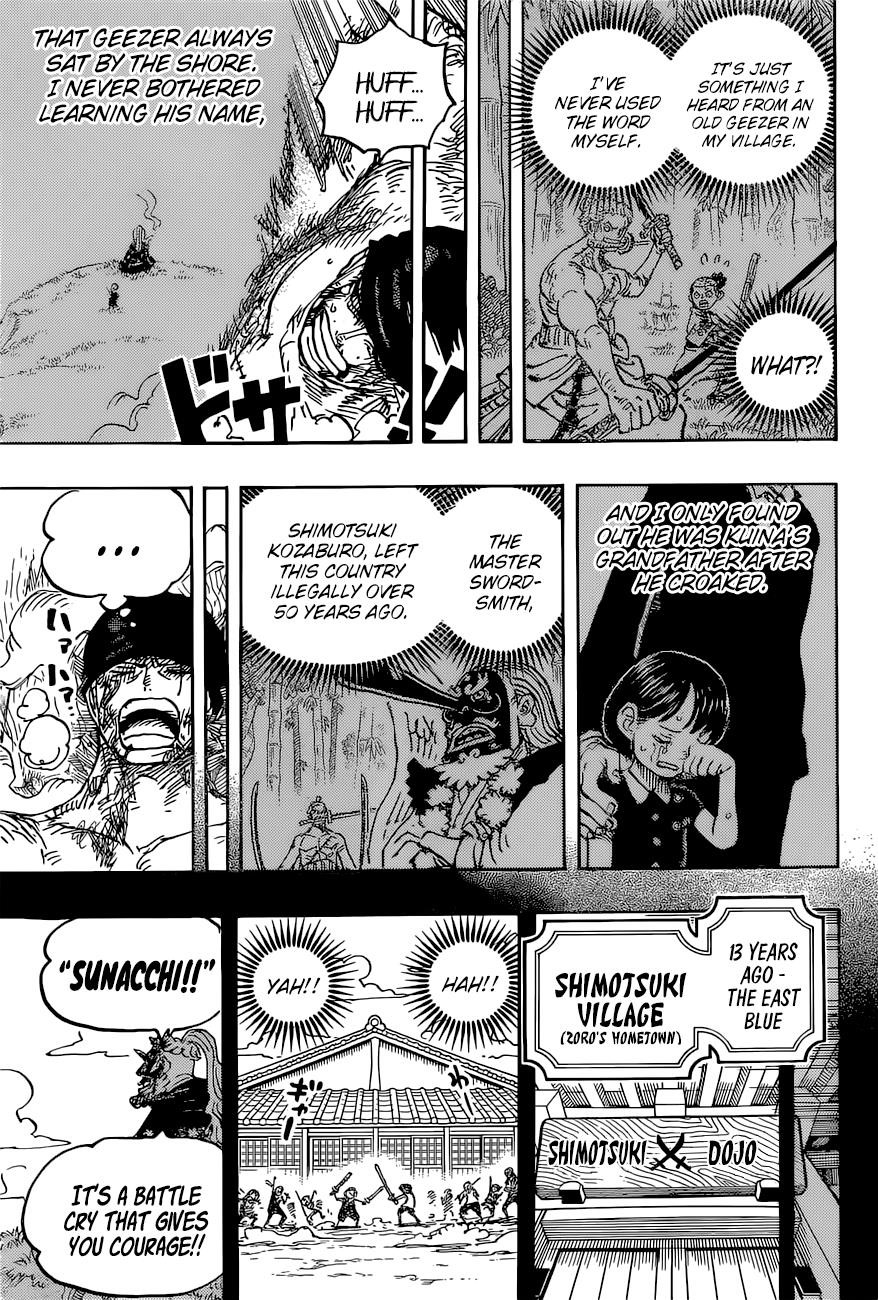 One Piece Chapter 1033 - Page 11 in English