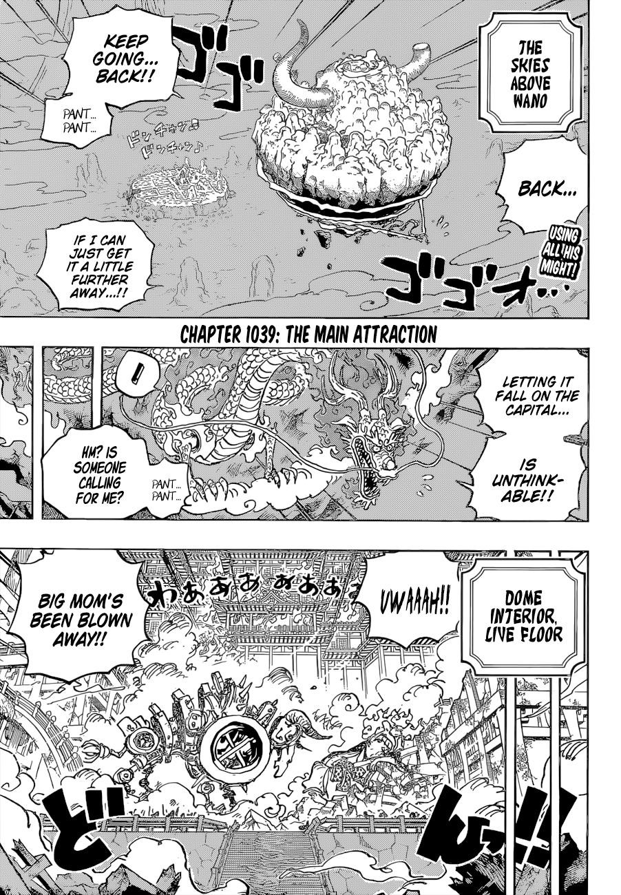 One Piece Chapter 1039 - Page 3 in English