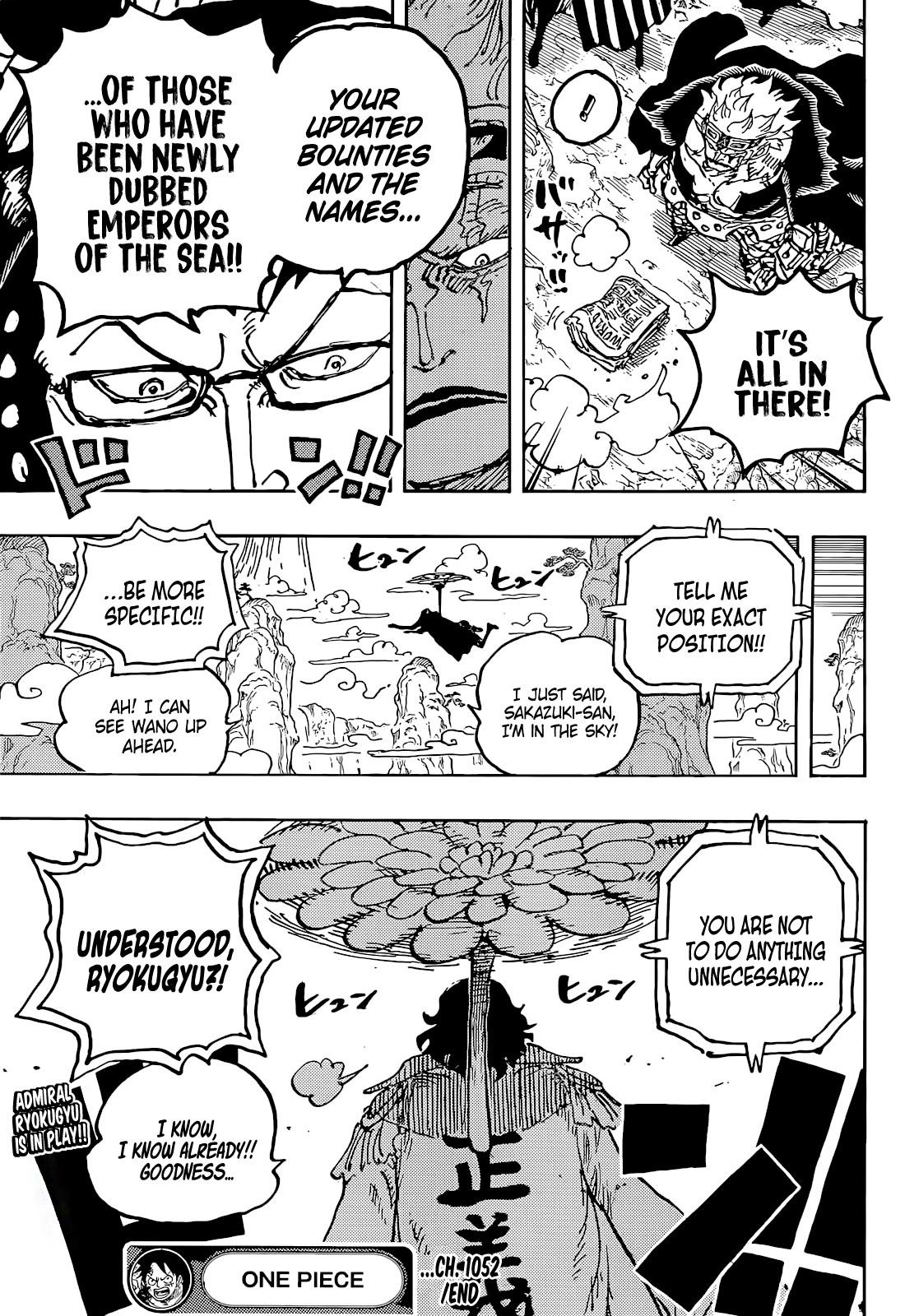 One Piece Chapter 1052 - Page 15 in English