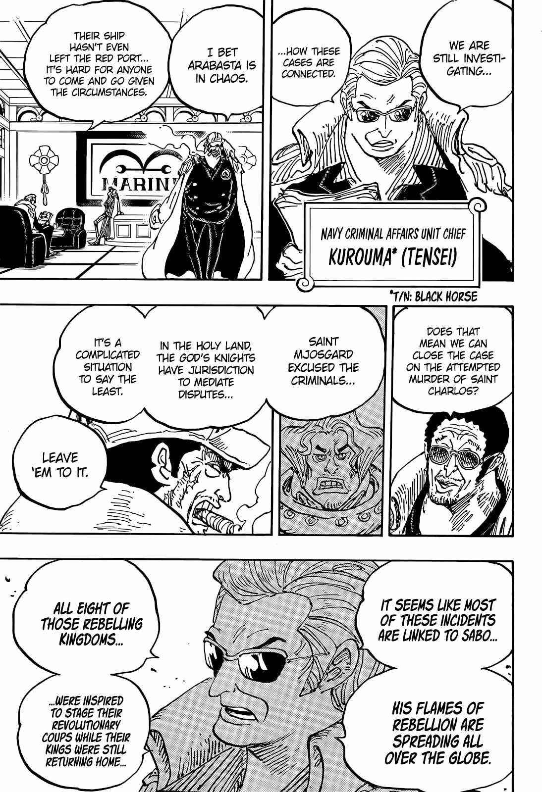 One Piece Chapter 1054 - Page 15 in English