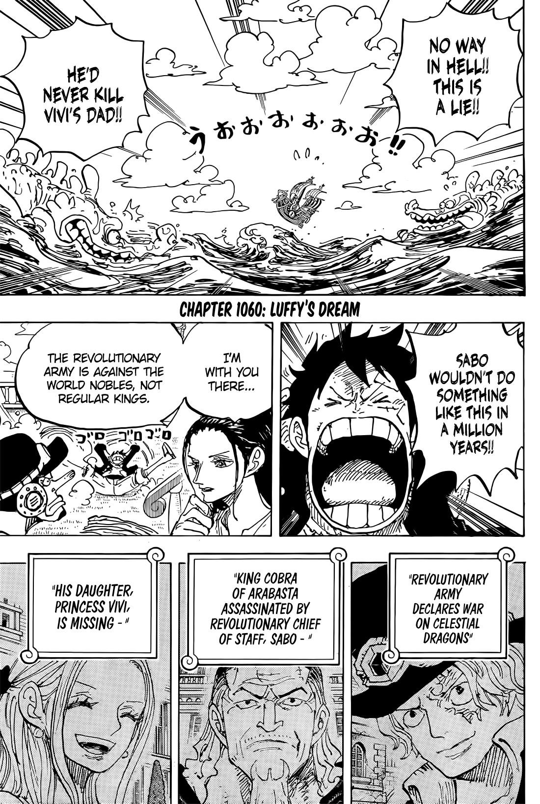 One Piece Chapter 1060 - Page 3 in English