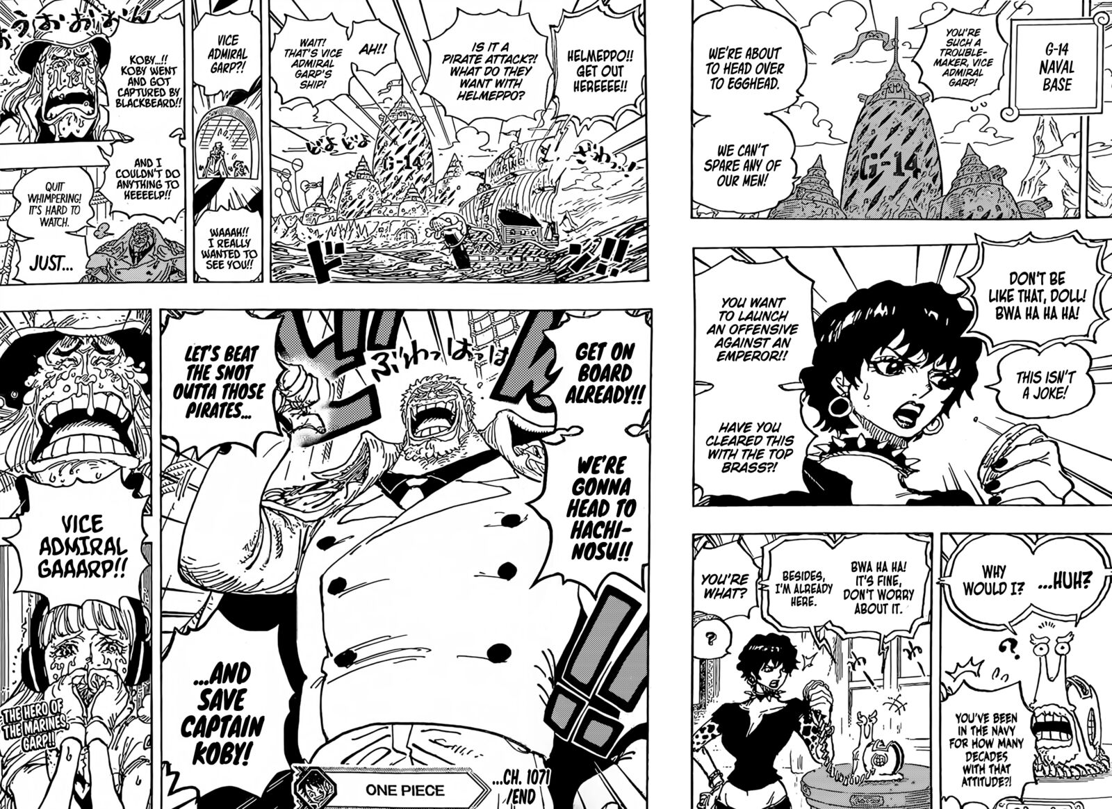One Piece Chapter 1071 - Page 13 in English