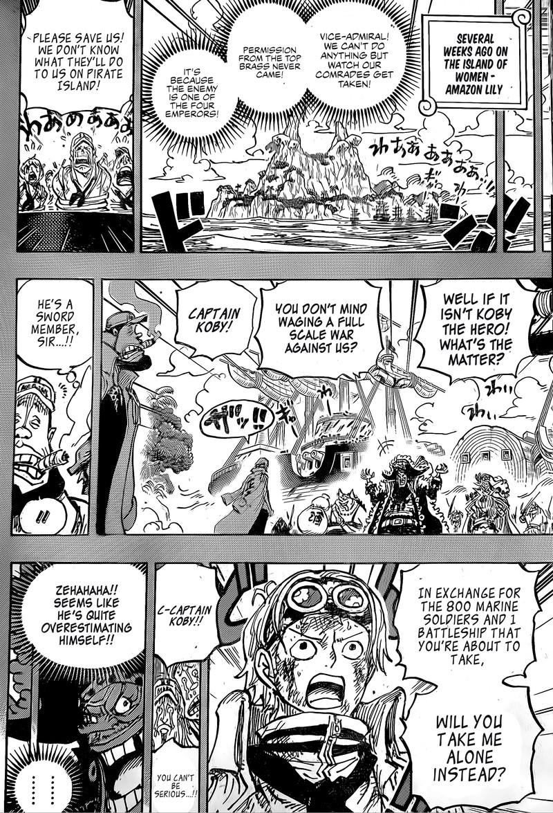 One Piece Chapter 1088 - Page 3 in English