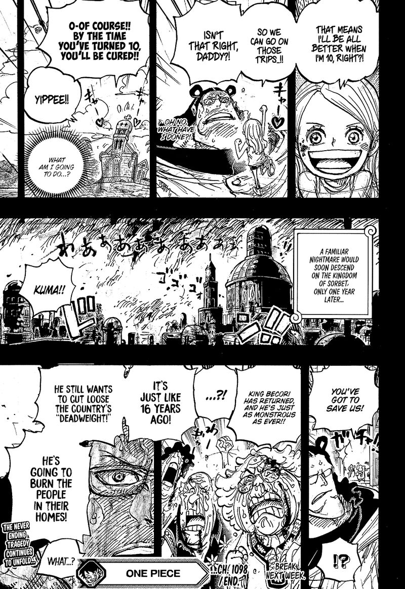 One Piece Chapter 1098 - Page 15 in English