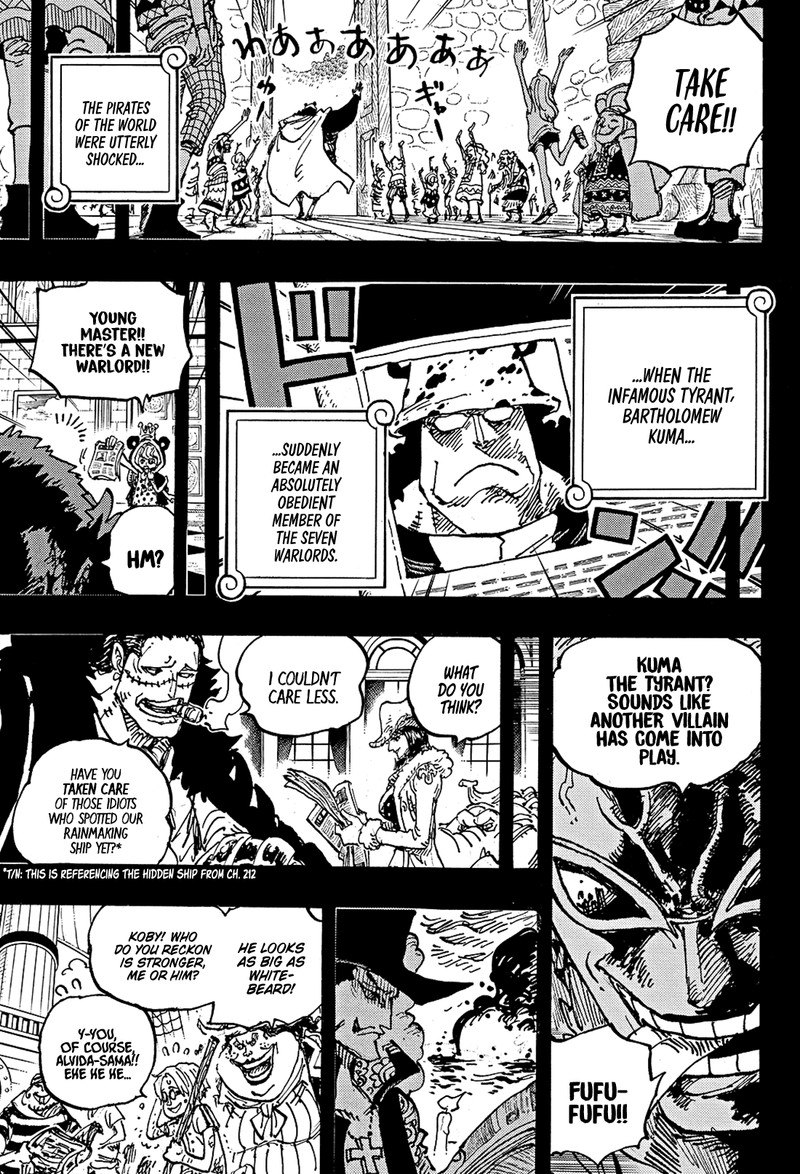 One Piece Chapter 1100 - Page 15 in English