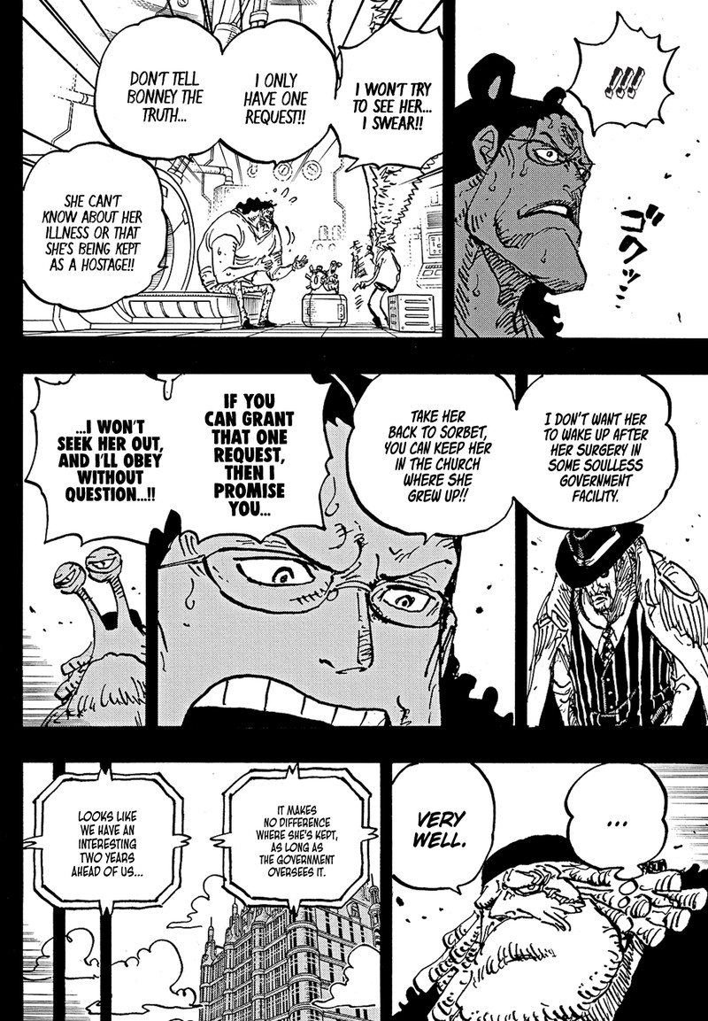One Piece Chapter 1100 - Page 8 in English
