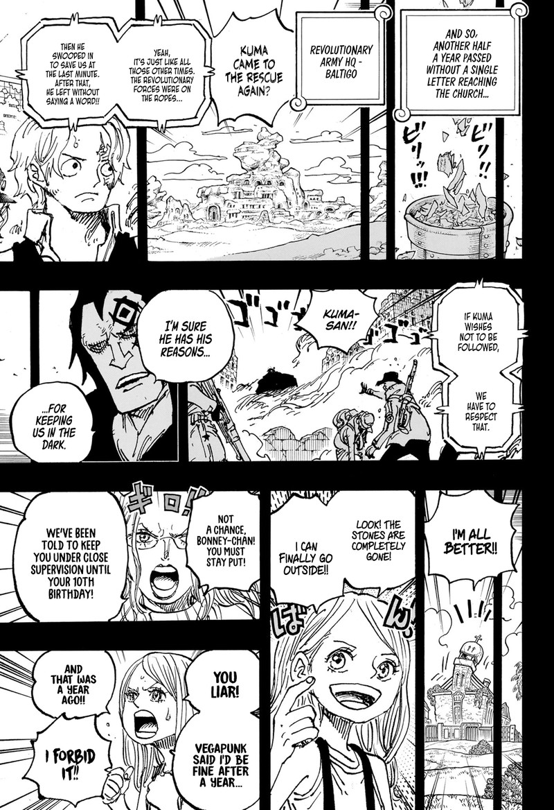 One Piece Chapter 1101 - Page 13 in English
