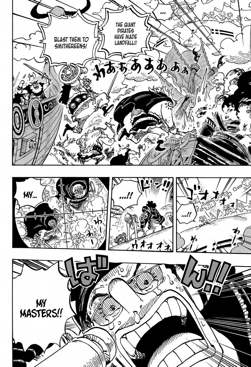 One Piece Chapter 1107 - Page 3 in English