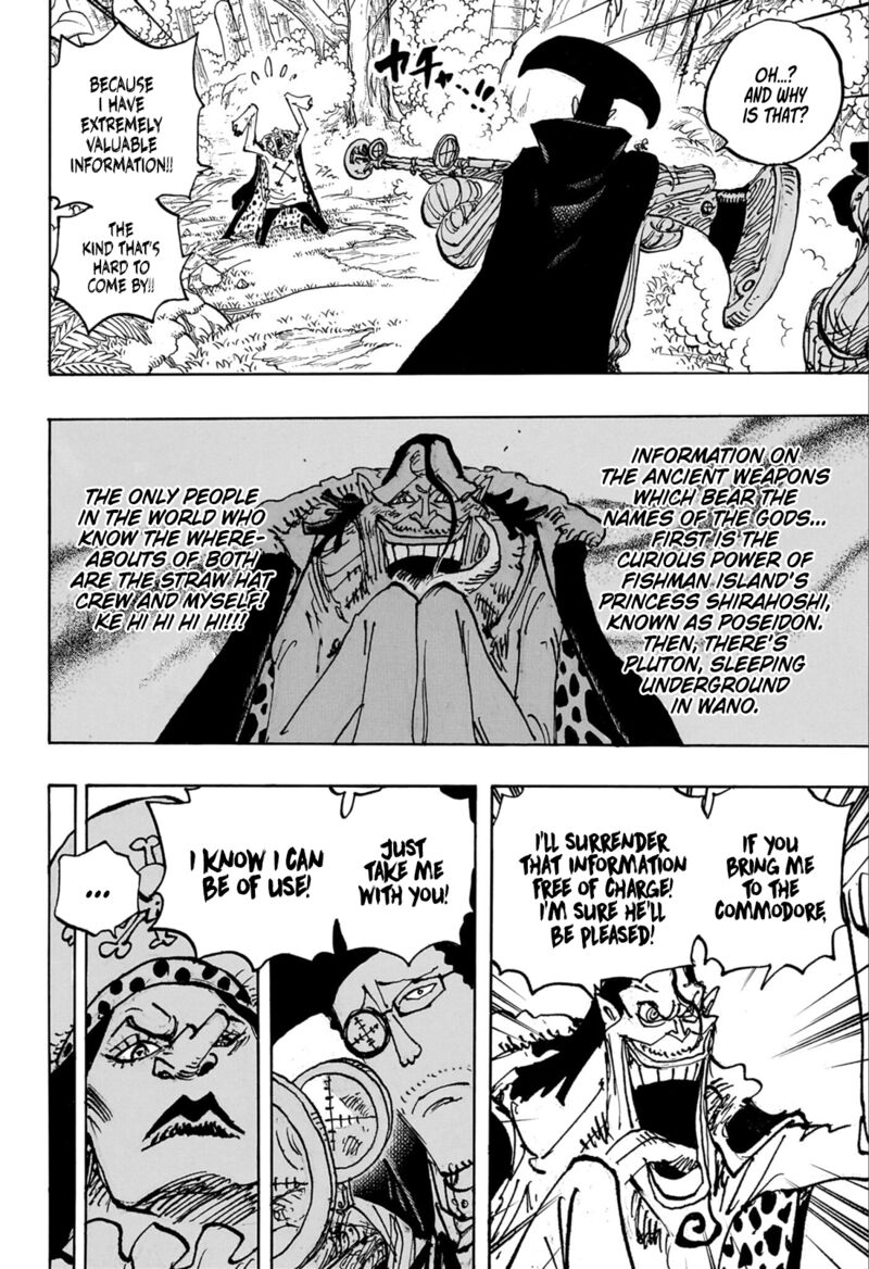 One Piece Chapter 1108 - Page 4 in English