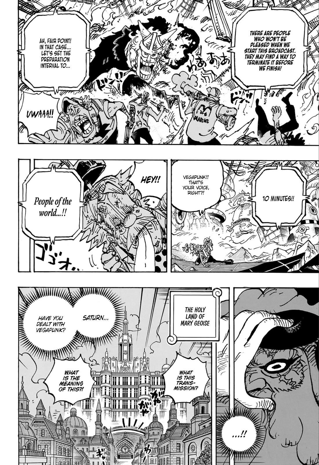 One Piece Chapter 1109 - Page 4 in English