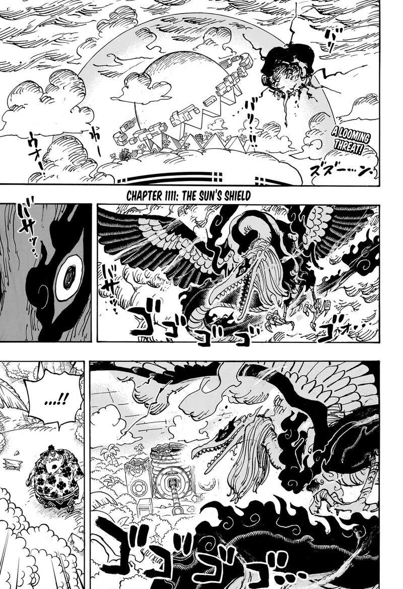 One Piece Chapter 1111 - Page 3 in English