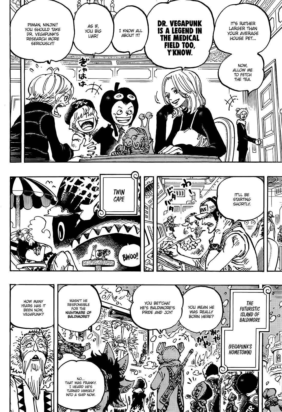 One Piece Chapter 1113 - Page 4 in English