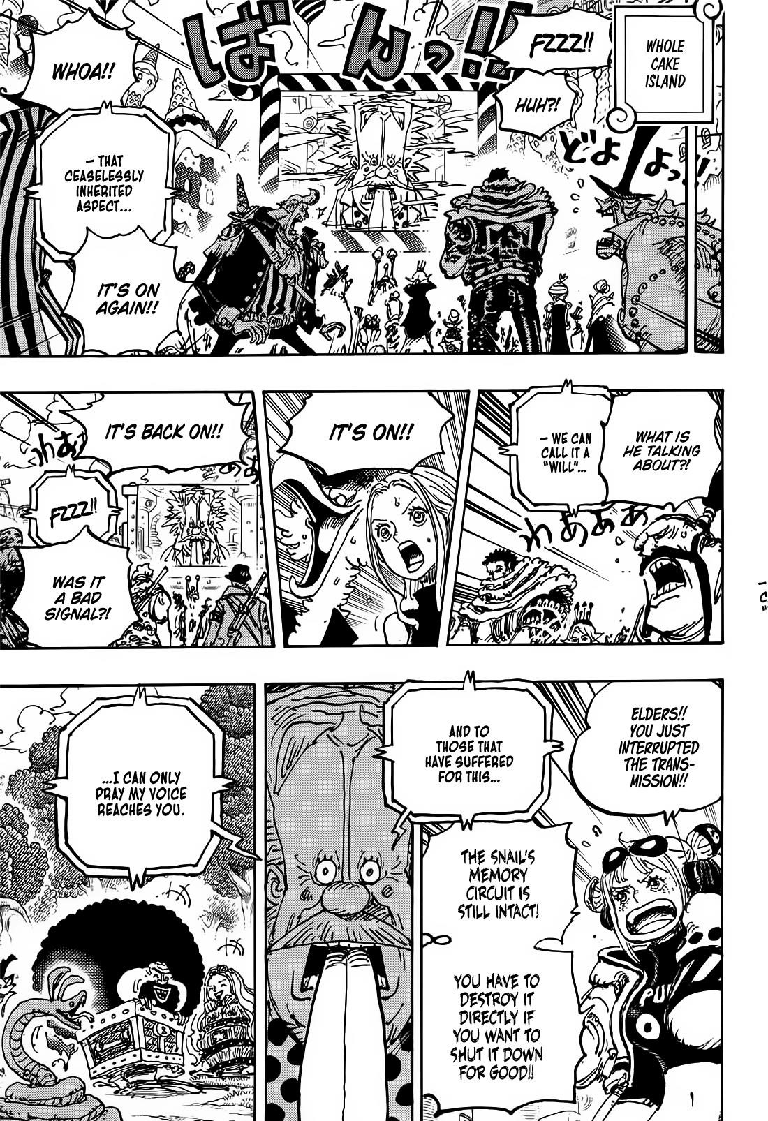One Piece Chapter 1119 - Page 8 in English