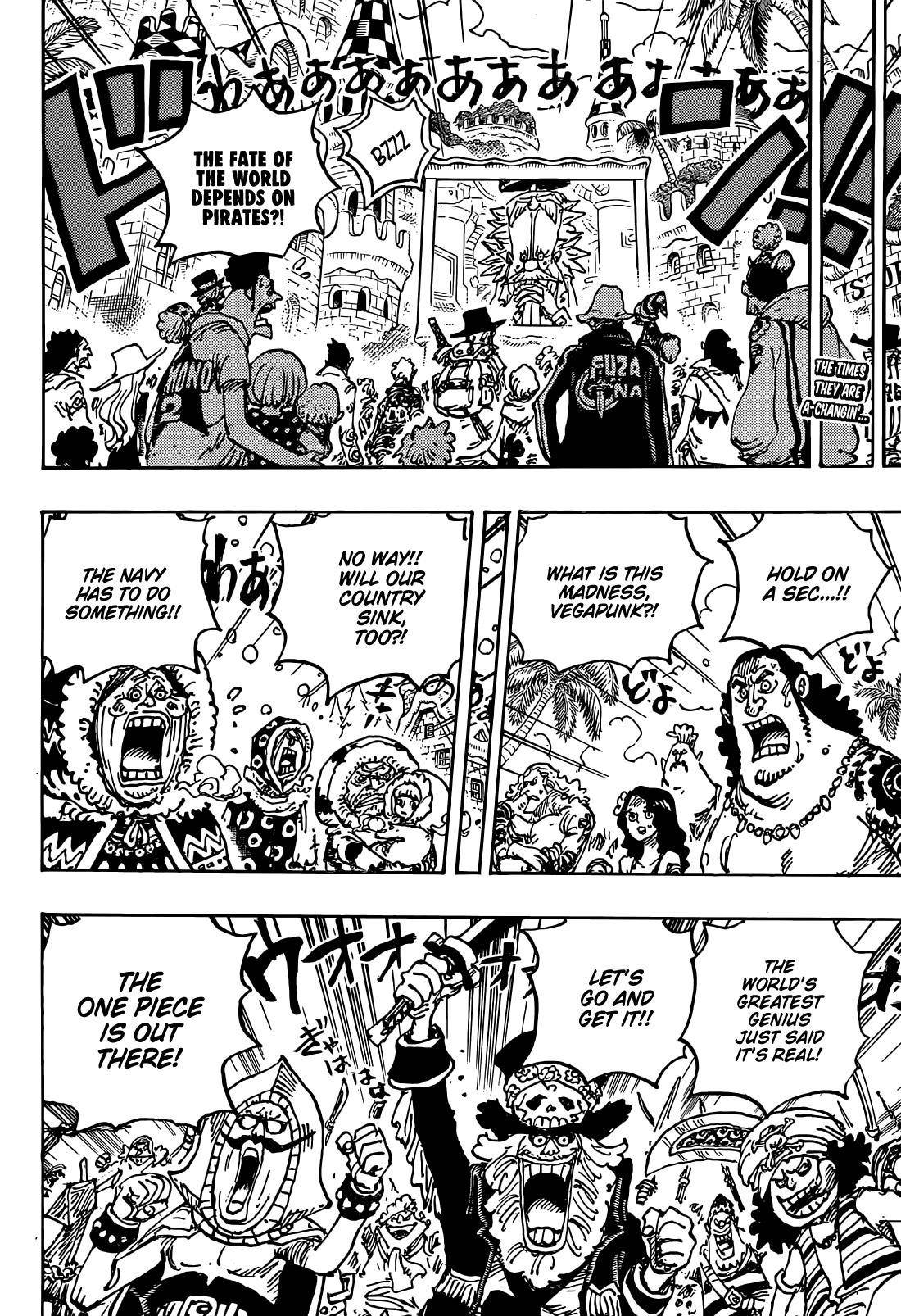 One Piece Chapter 1122 - Page 3 in English