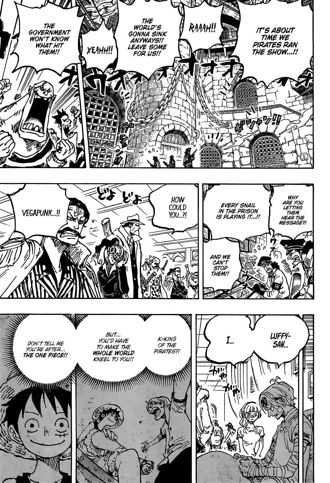 One Piece Chapter 1122 - Page 4 in English