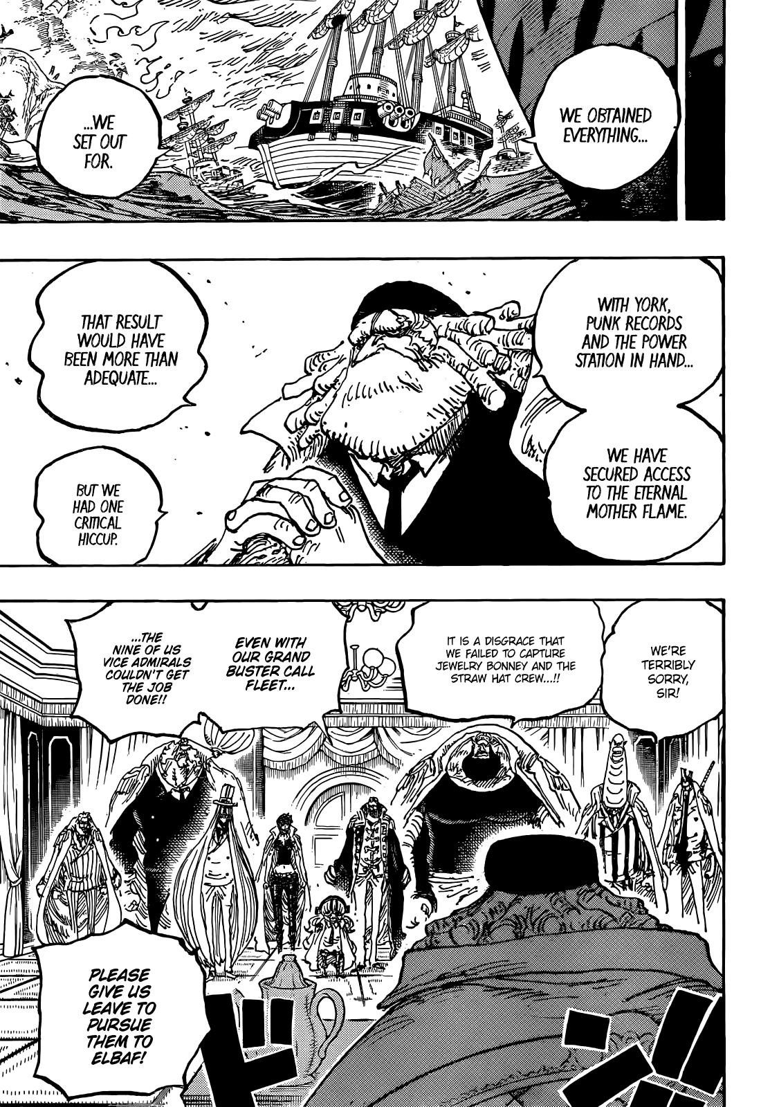One Piece Chapter 1125 - Page 3 in English