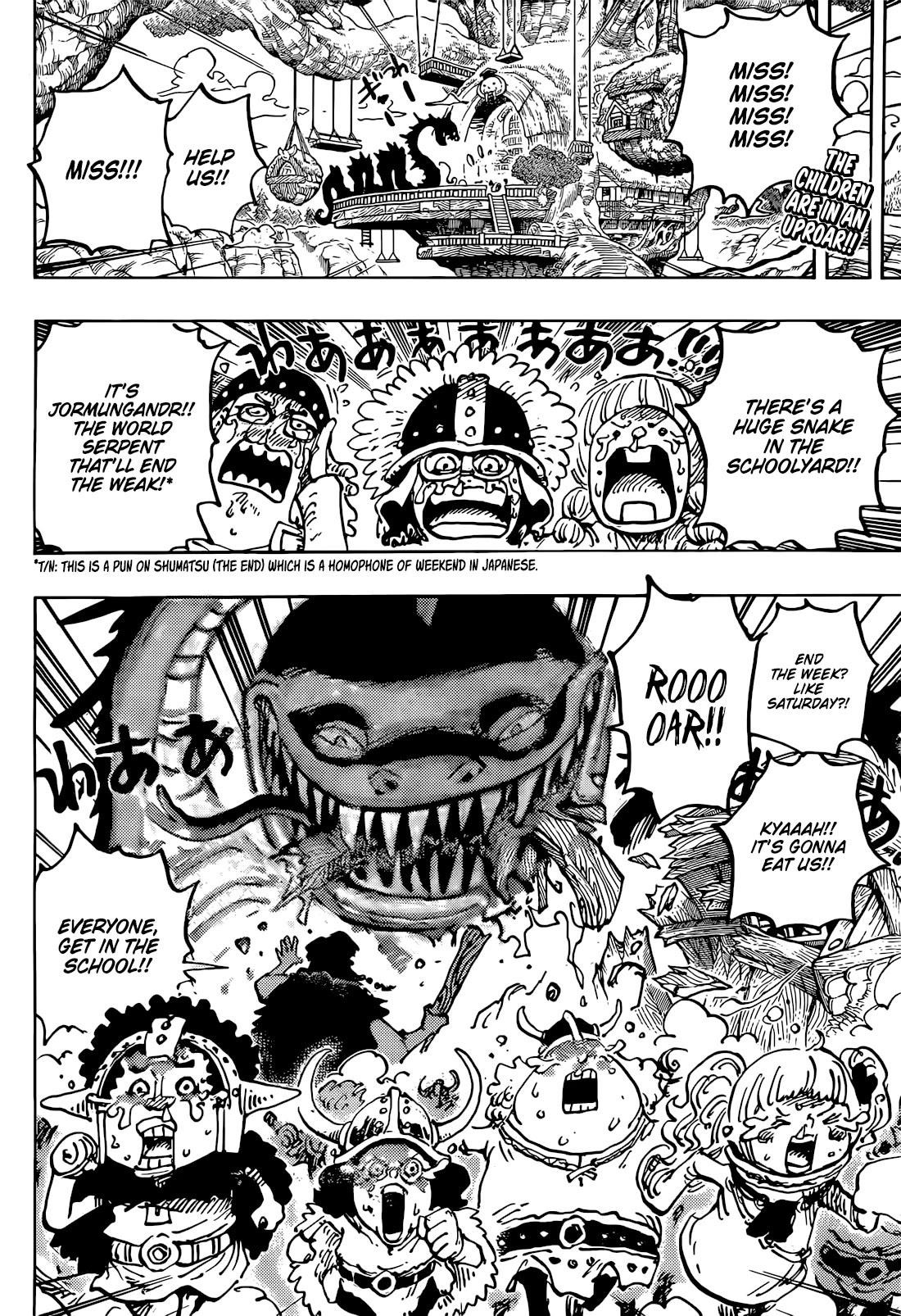 One Piece Chapter 1142 - Page 3 in English
