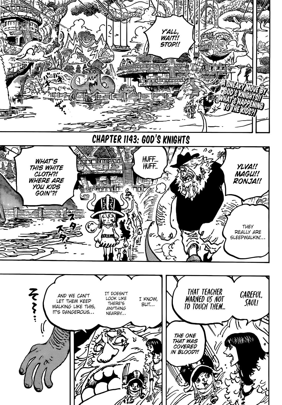 One Piece Chapter 1143 - Page 3 in English