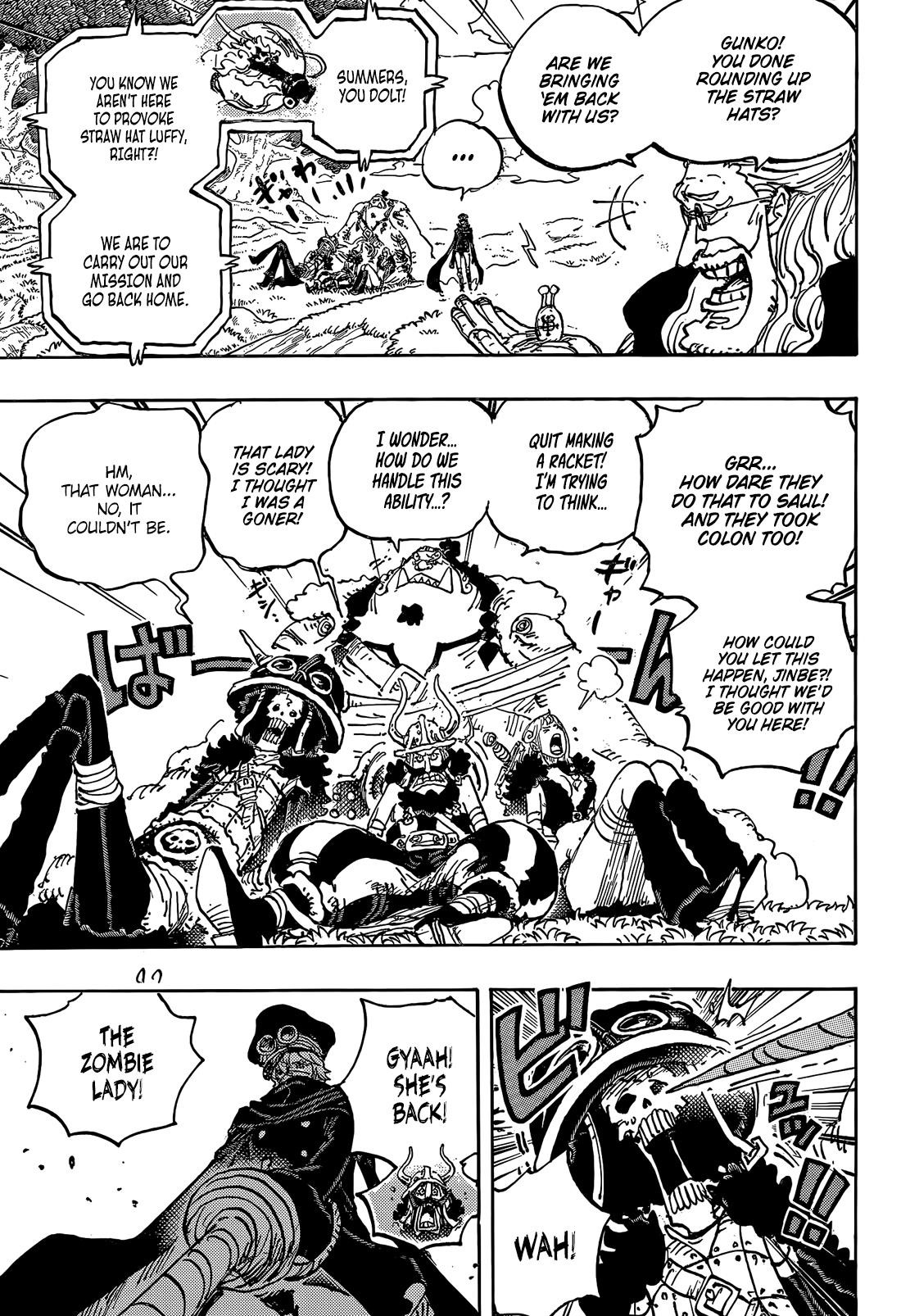 One Piece Chapter 1147 - Page 5 in English