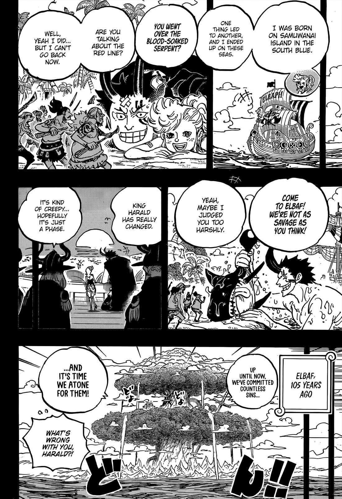 One Piece Chapter 1153 - Page 8 in English
