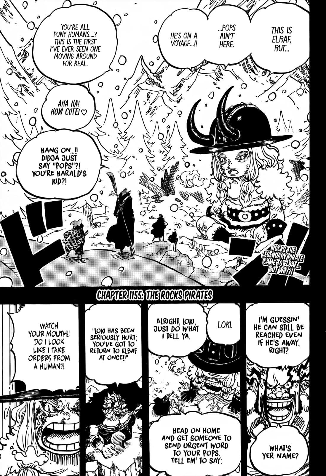 One Piece Chapter 1155 - Page 4 in English