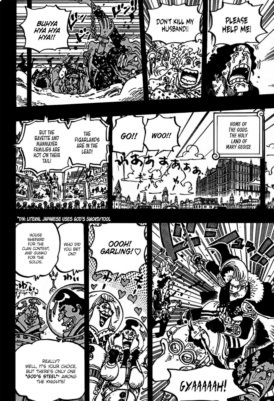 One Piece Chapter 1160 - Page 6 in English
